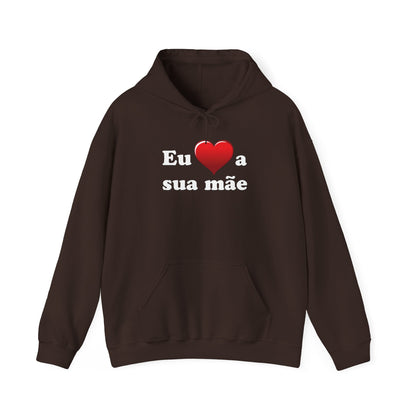 Eu ♥ a sua mãe - Unisex Heavy Blend™ Hooded Sweatshirt