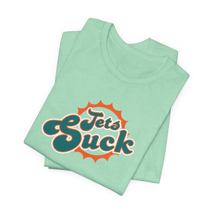 Fast Planes Suck (for Miami fins...I mean, fans) - Unisex Jersey Short Sleeve Tee