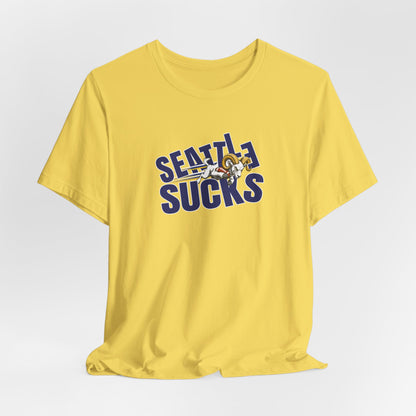 Seattle Sucks (for Los Angeles fans) - Unisex Jersey Short Sleeve Tee
