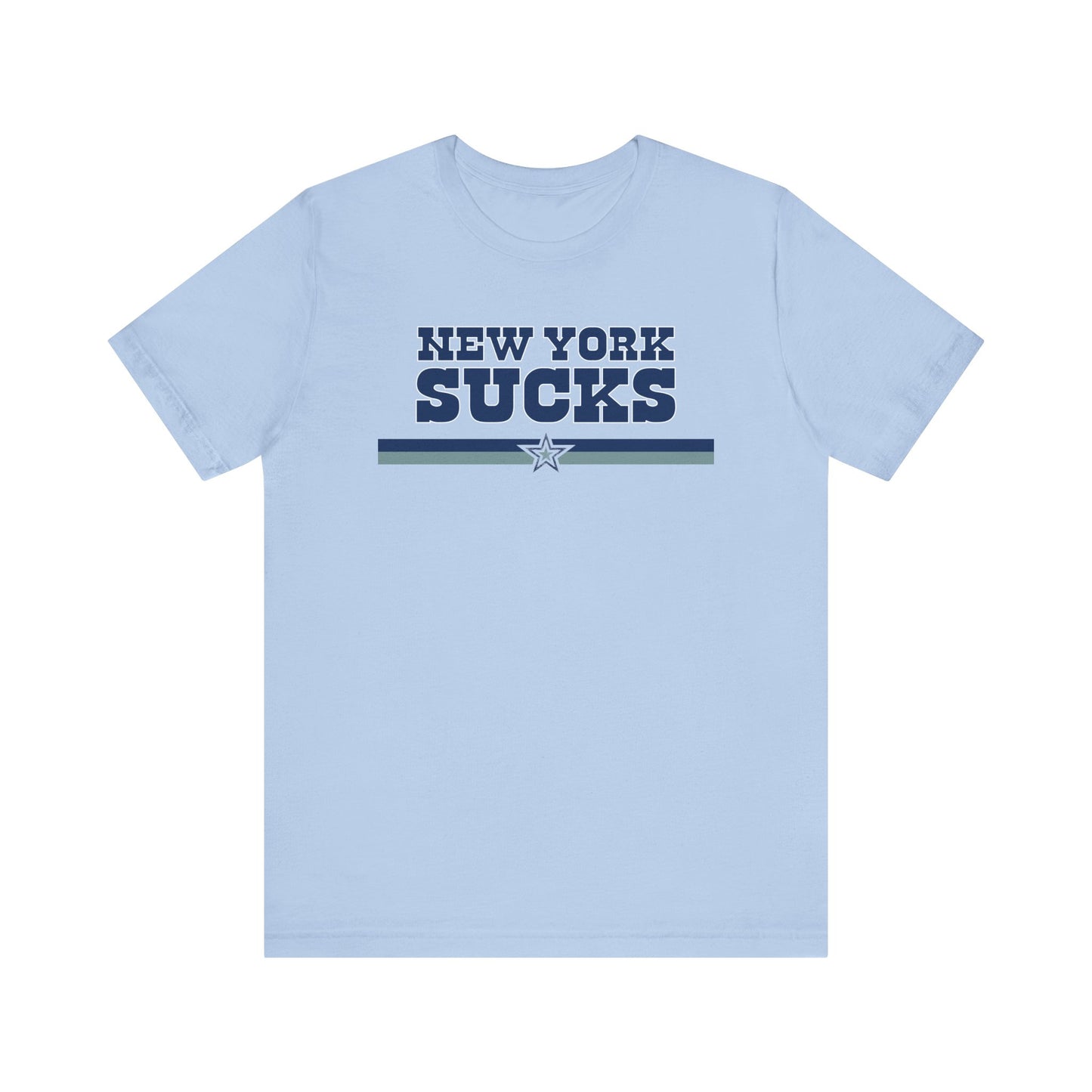 New York Sux (for Dallas fans) - Unisex Jersey Short Sleeve Tee