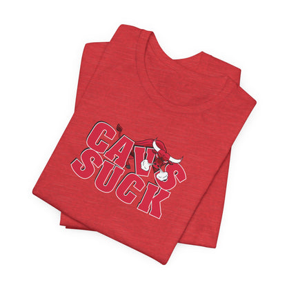 Calves Suck (for Bulls fans) - Unisex Jersey Short Sleeve Tee