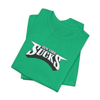 New Yorks Sux (for Philadelphia fans) - Unisex Jersey Short Sleeve Tee