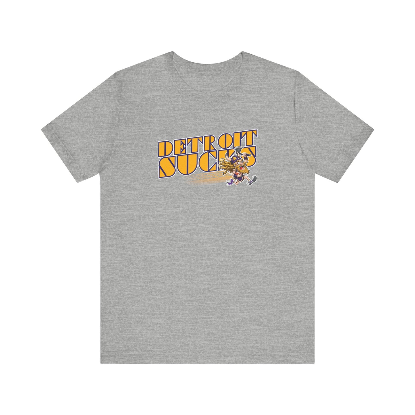 Detroit Sucks (for Minnesota fans) - Unisex Jersey Short Sleeve Tee