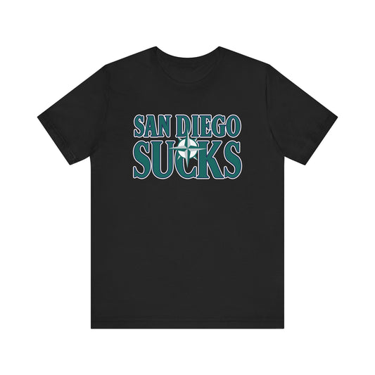 San Diego Sucks (for Seattle fans) - Unisex Jersey Short Sleeve Tee