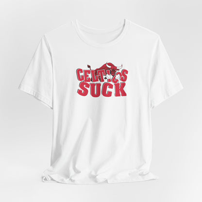 That Green Leprechaun Team Sucks (for Chicago fans) - Unisex Jersey Short Sleeve Tee