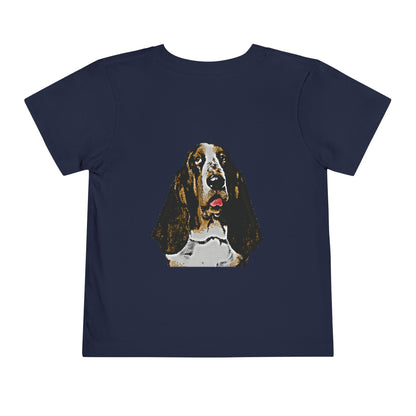 Basset Hound Pop Art - Toddler Tee