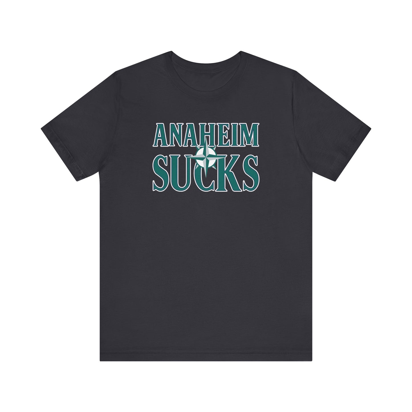 Anaheim Sucks (for Seattle fans) - Unisex Jersey Short Sleeve Tee