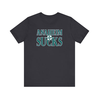 Anaheim Sucks (for Seattle fans) - Unisex Jersey Short Sleeve Tee