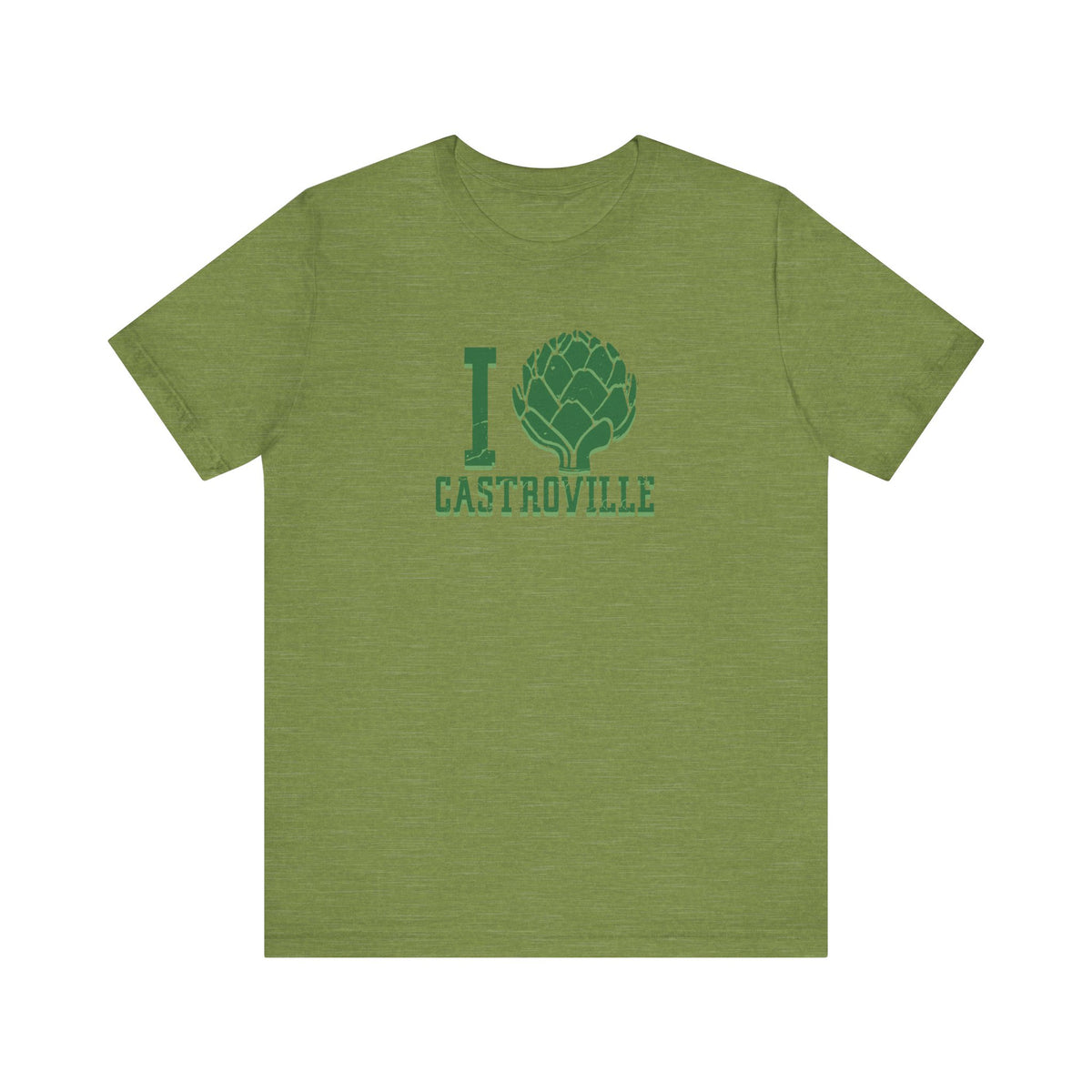 I Heartichoke Castroville (front & back version) - Unisex Jersey Short Sleeve Tee