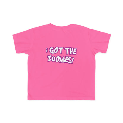 'I Got The Zoomies' Basset Hound In A Racecar - Toddler Tee