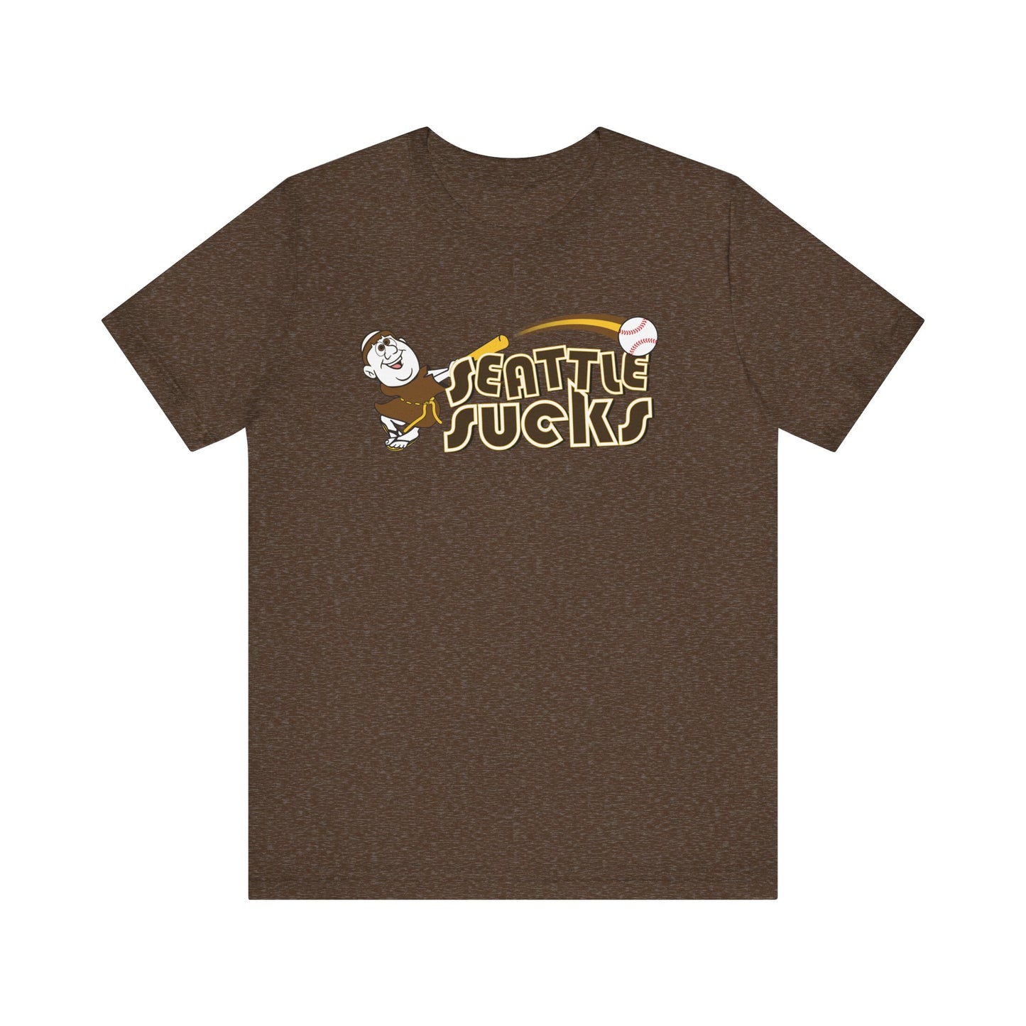 Seattle Sucks! (Padres fan art) - Unisex Jersey Short Sleeve Tee