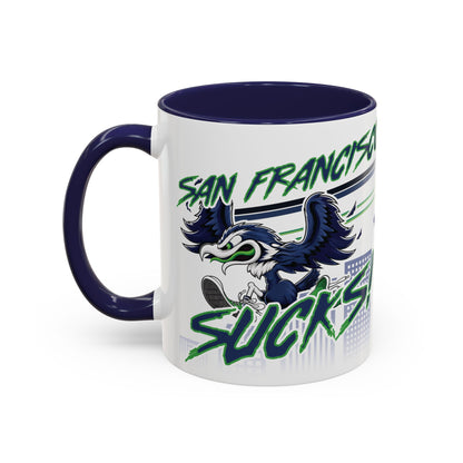 Double Hater Mug (for Seattle fans) - Accent Coffee Mug, 11oz