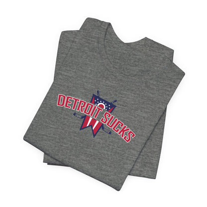 Detroit Sucks (for Columbus fans) - Unisex Jersey Short Sleeve Tee