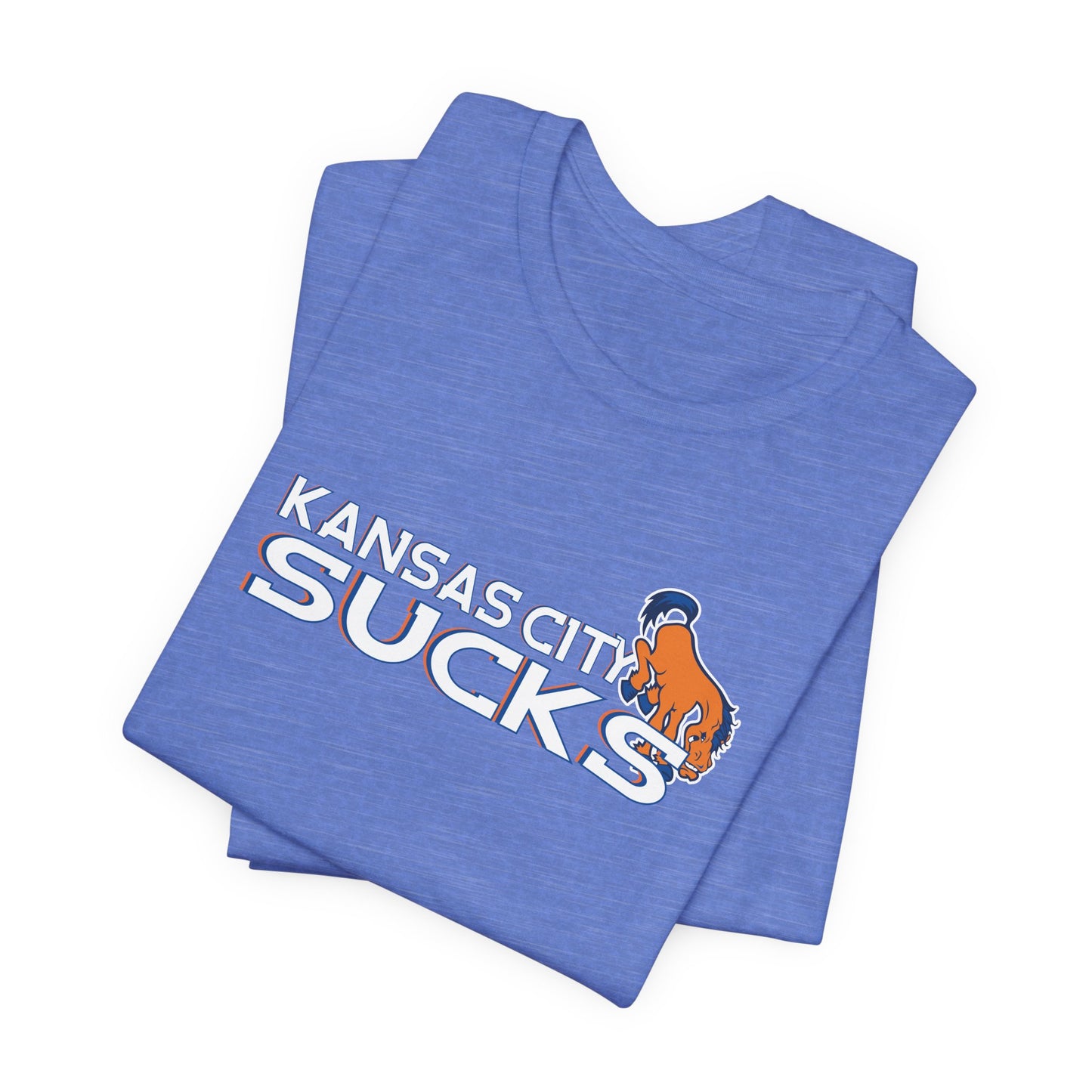 I Hate Kansas City (for Denver fans) - Unisex Jersey Short Sleeve Tee
