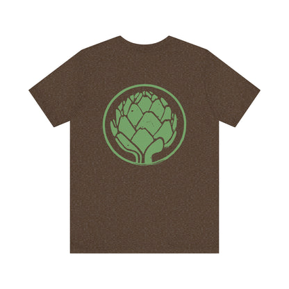 I Heartichoke Castroville (front & back version) - Unisex Jersey Short Sleeve Tee