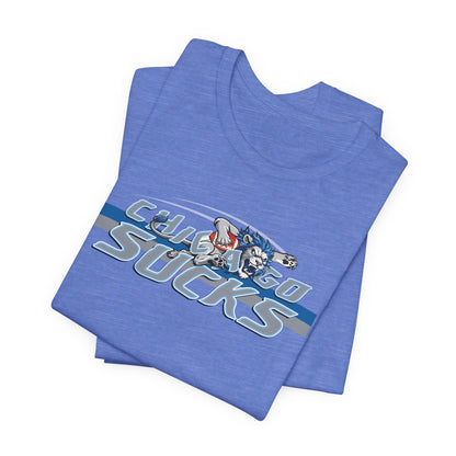 Chicago Sux (for Detroit fans) - Unisex Jersey Short Sleeve Tee