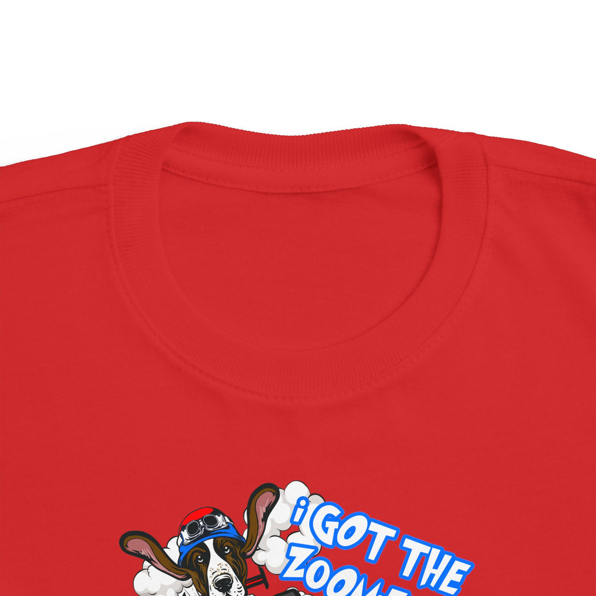 'I Got The Zoomies' Basset Hound In A Racecar - Toddler Tee