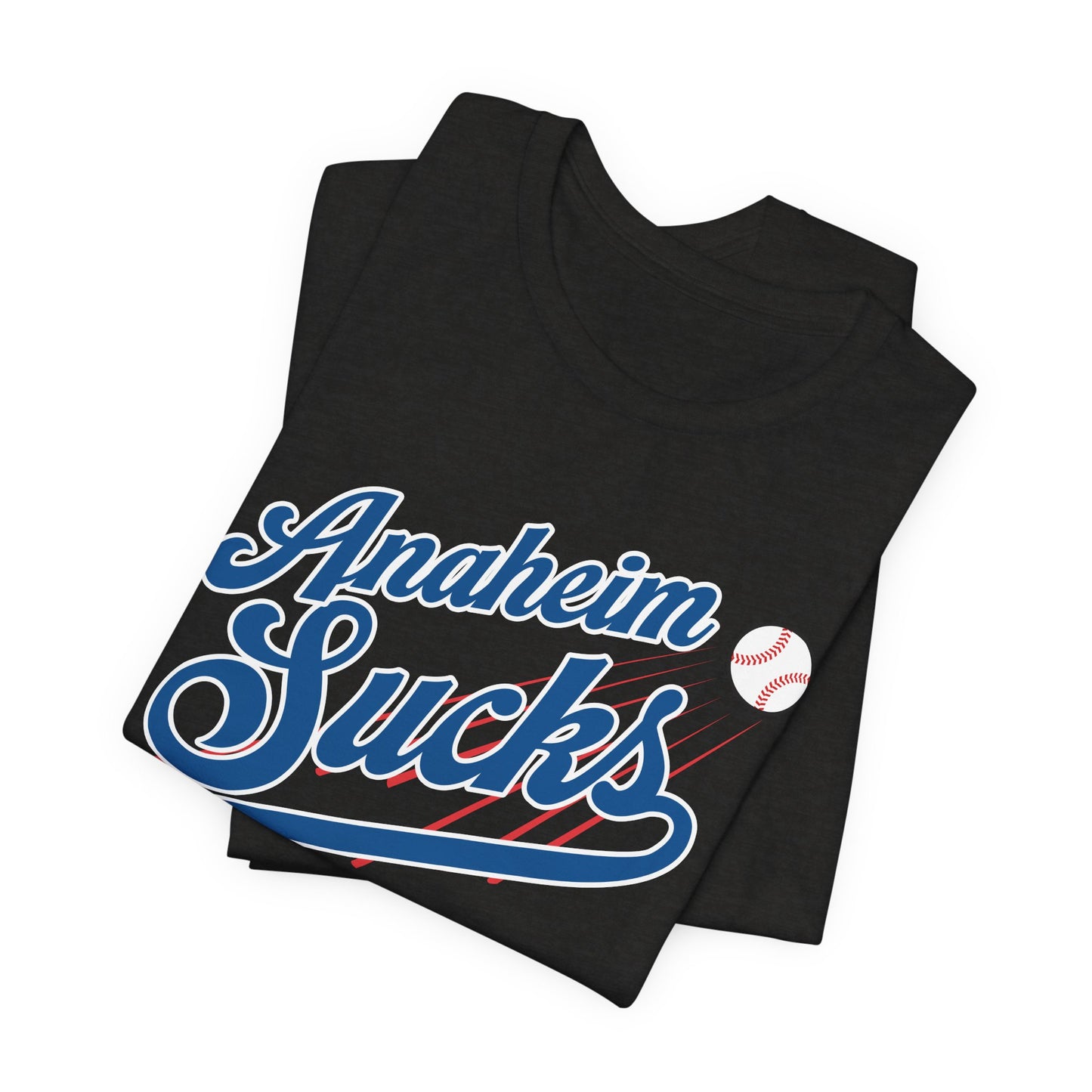 Anaheim Sucks (for L.A. fans) - Unisex Jersey Short Sleeve Tee