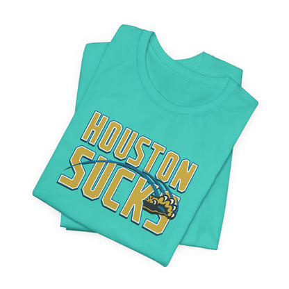 Houston Sucks (for Jacksonville fans) - Unisex Jersey Short Sleeve Tee