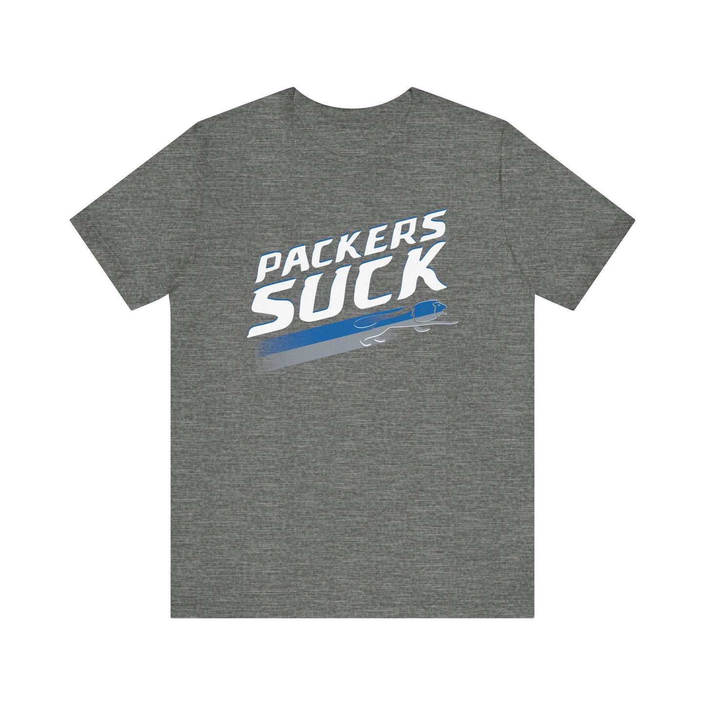 Packers Suck (for Detroit fans) - Unisex Jersey Short Sleeve Tee