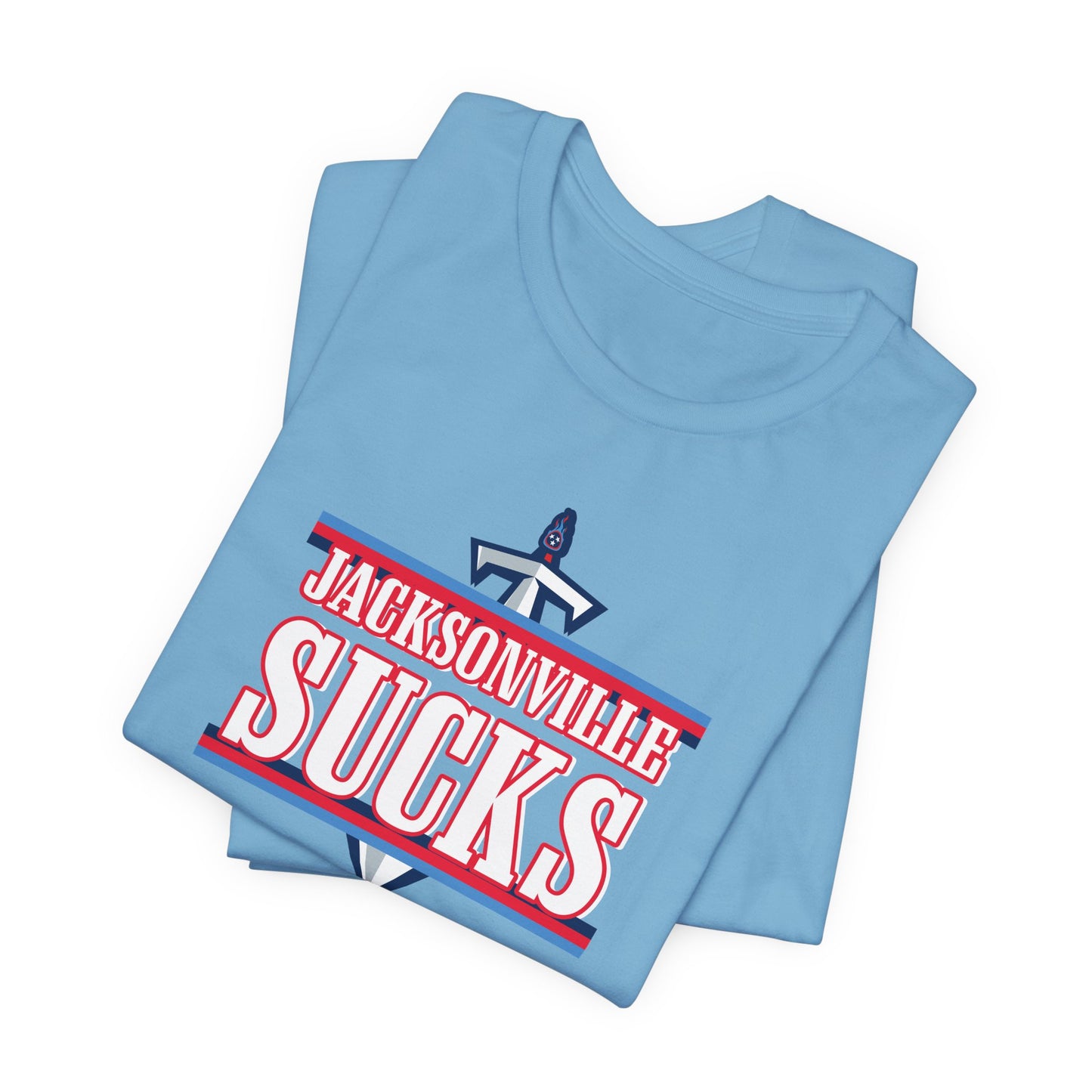 Jaxon Ville Sux (for Tennessee fans) - Unisex Jersey Short Sleeve Tee