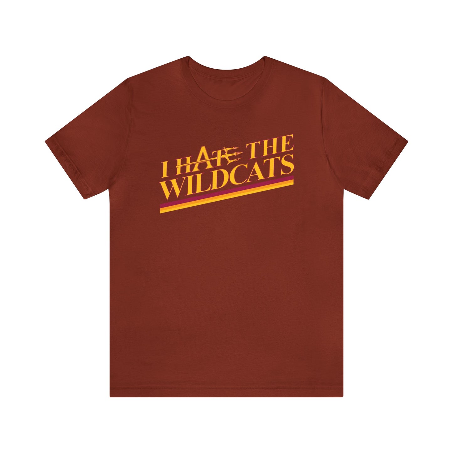 I Hate Wildcats (for Tempe fans) - Unisex Jersey Short Sleeve Tee