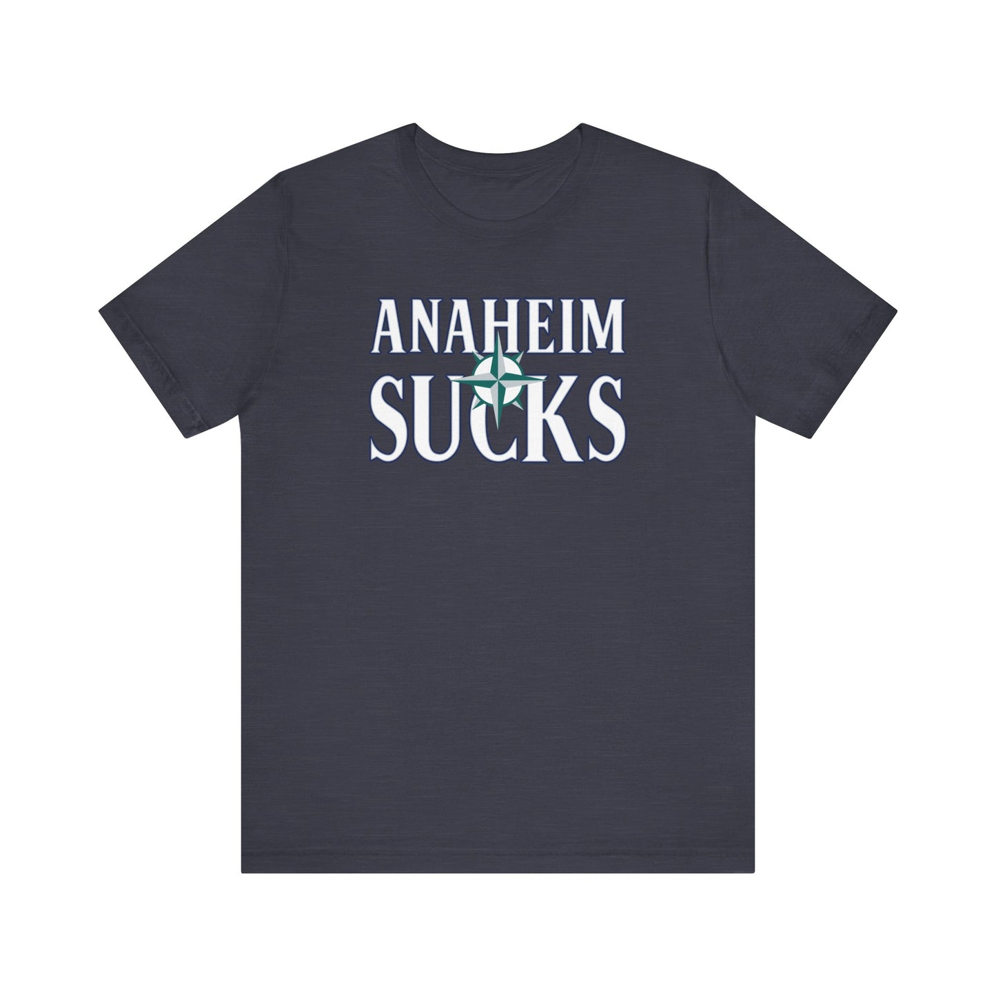 Anaheim Sucks (for Seattle fans) - Unisex Jersey Short Sleeve Tee