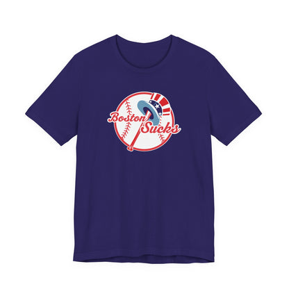 Boston Sucks (for NYC fans) - Unisex Jersey Short Sleeve Tee