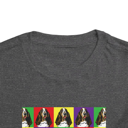 Basset Hound Pop Art - Toddler Tee