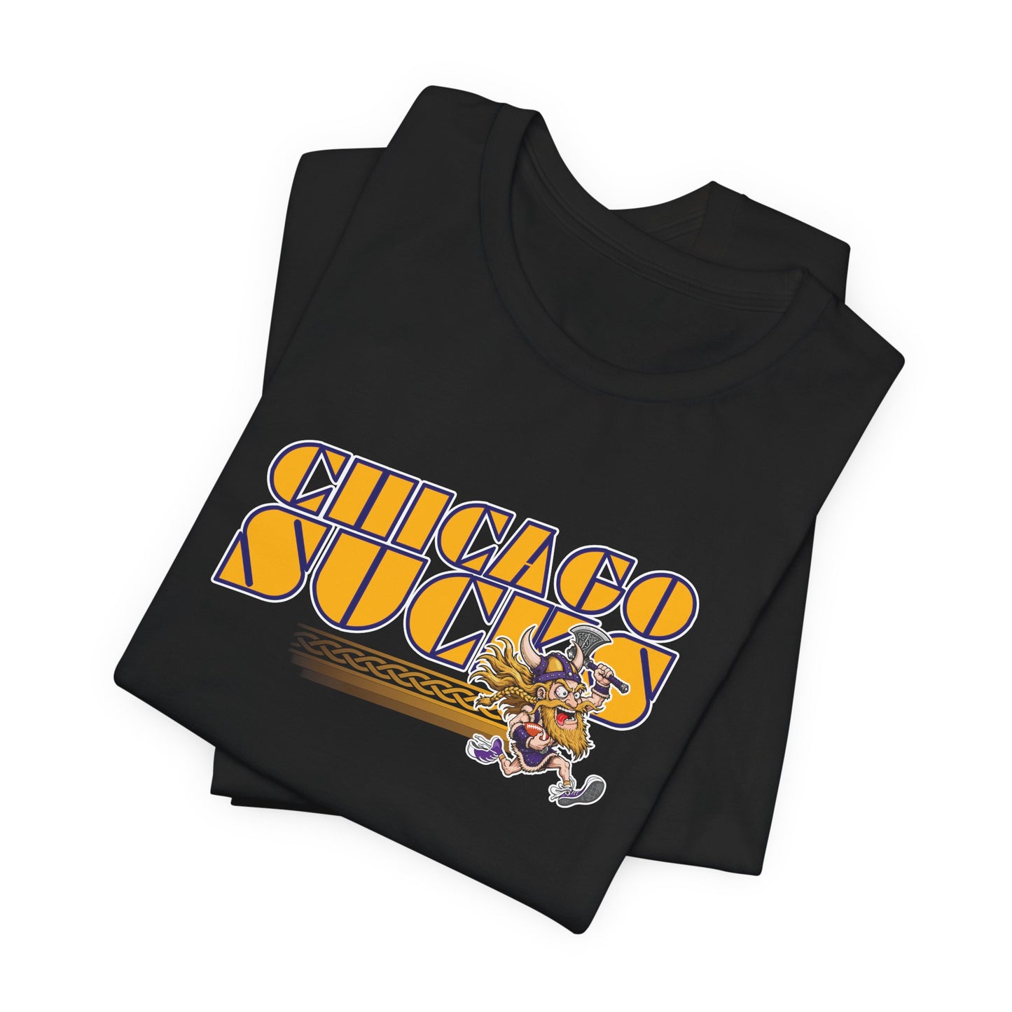 Chicago Sucks (for Minnesota Vikings fans) - Unisex Jersey Short Sleeve Tee