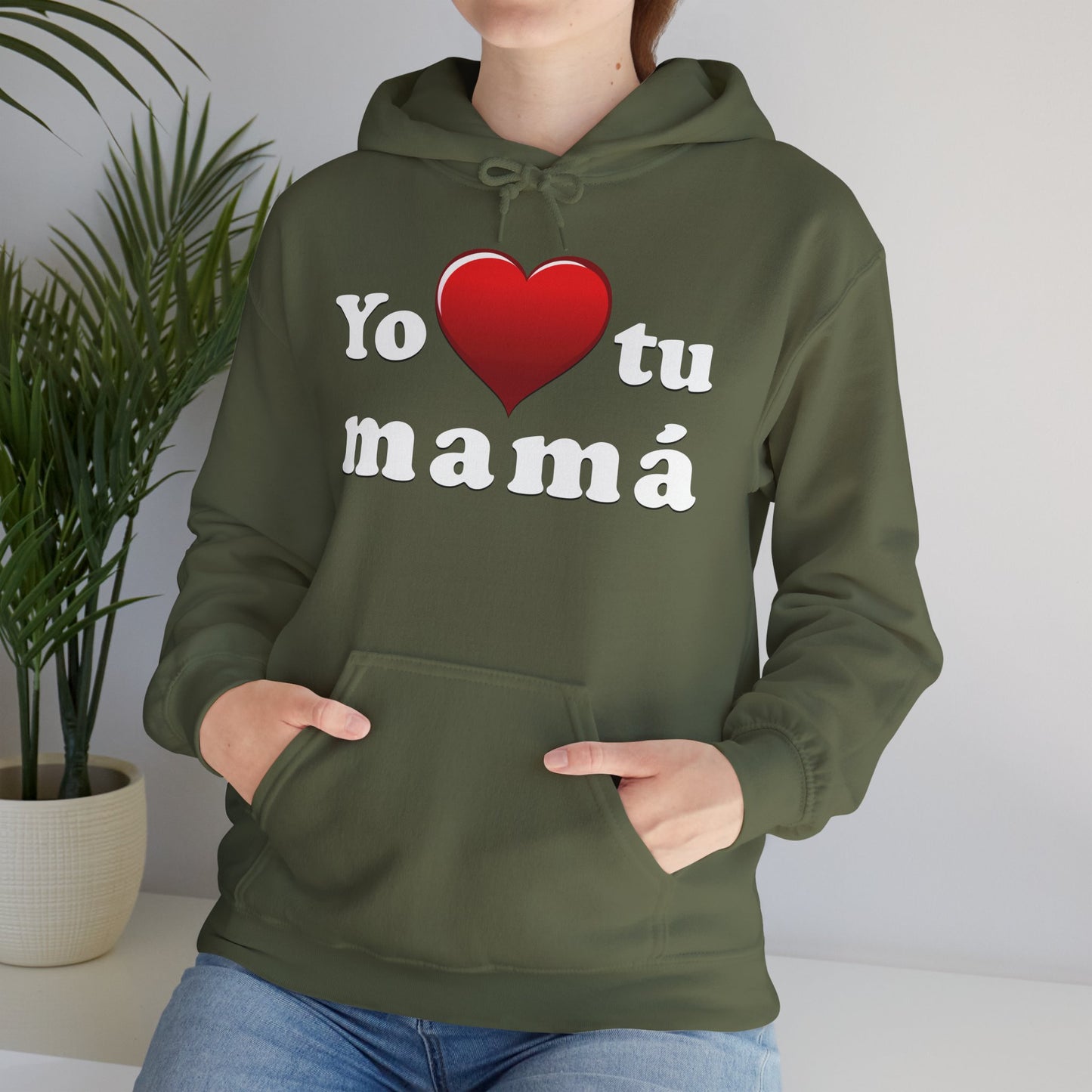 Yo ♥ tu mamá - Unisex Heavy Blend™ Hooded Sweatshirt
