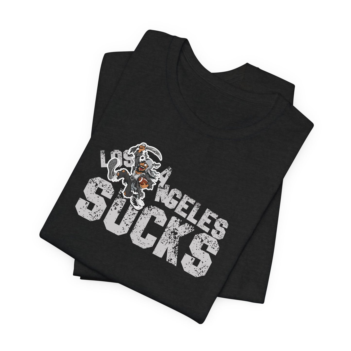 L.A. sux (for Las Vegas fans) - Unisex Jersey Short Sleeve Tee