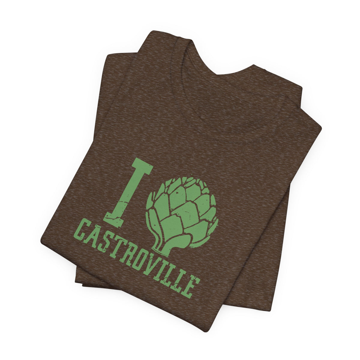 I Heartichoke Castroville (front & back version) - Unisex Jersey Short Sleeve Tee