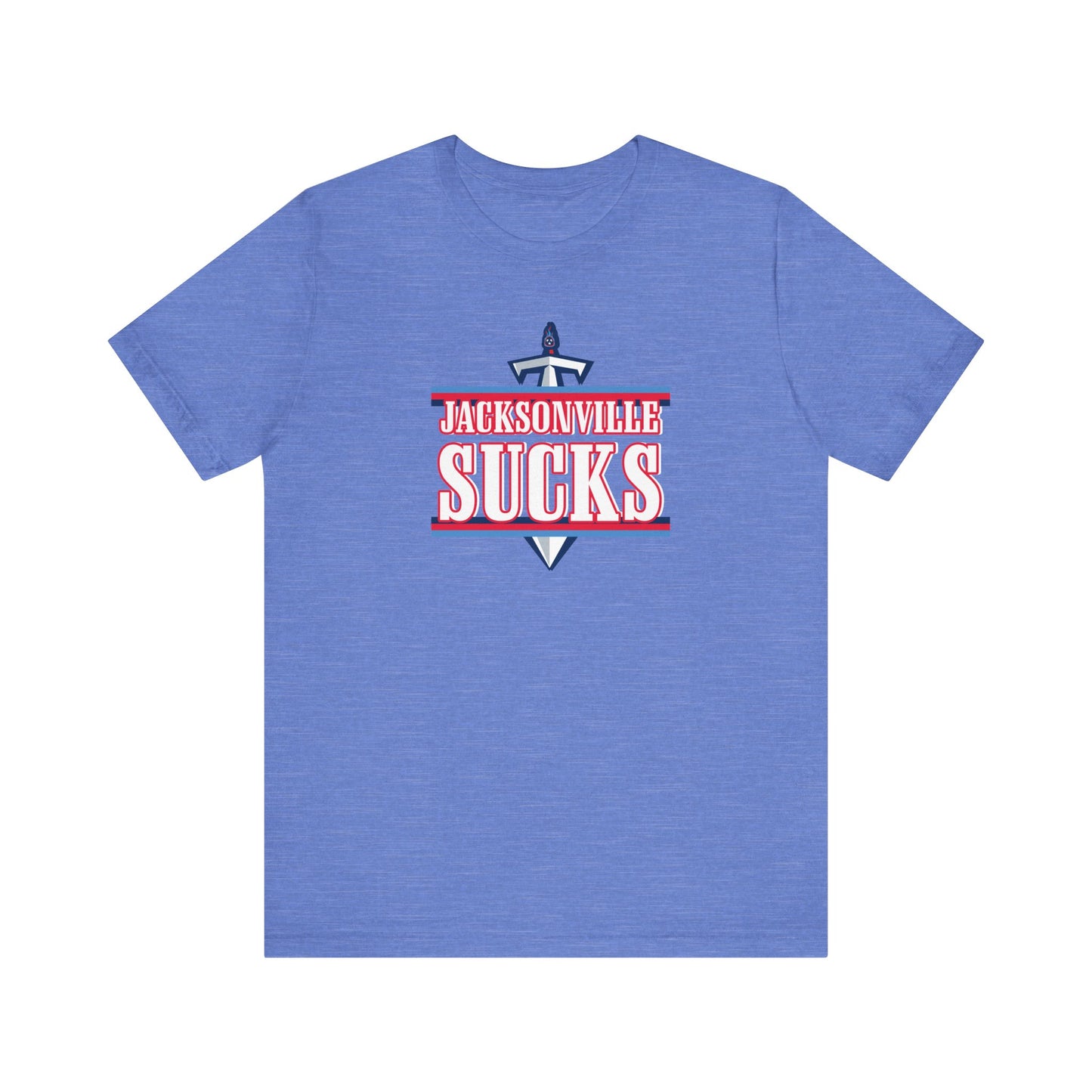Jaxon Ville Sux (for Tennessee fans) - Unisex Jersey Short Sleeve Tee
