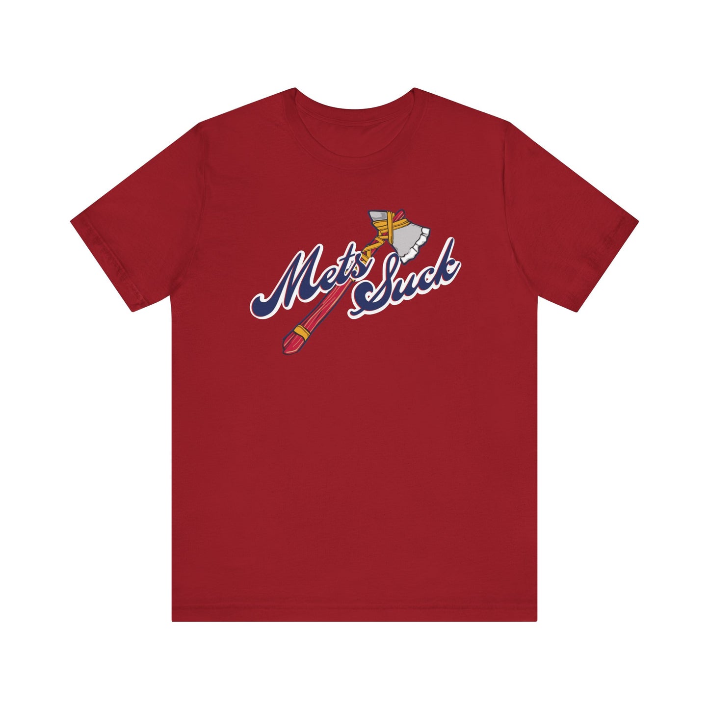 The Metros Suck (for Atlanta Braves fans) - Unisex Jersey Short Sleeve Tee