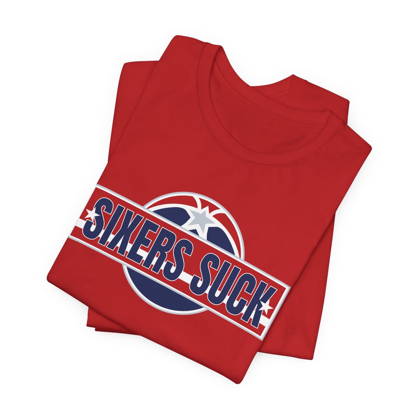 6ers Suck (for DC fans) - Unisex Jersey Short Sleeve Tee