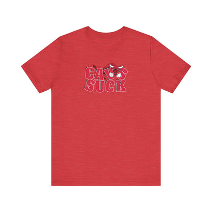 Calves Suck (for Bulls fans) - Unisex Jersey Short Sleeve Tee