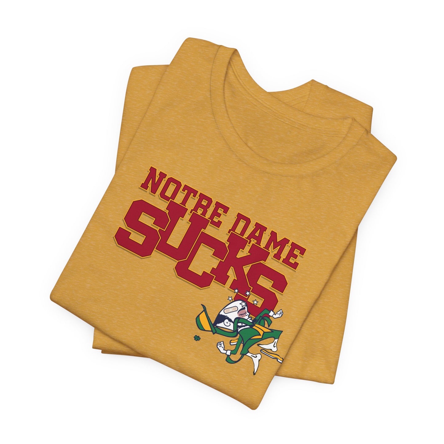 That Notre Leprechaun Team Sucks - Unisex Jersey Short Sleeve Tee