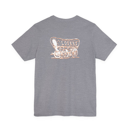Okies Suck (for Longhorn fans) - Unisex Jersey Short Sleeve Tee