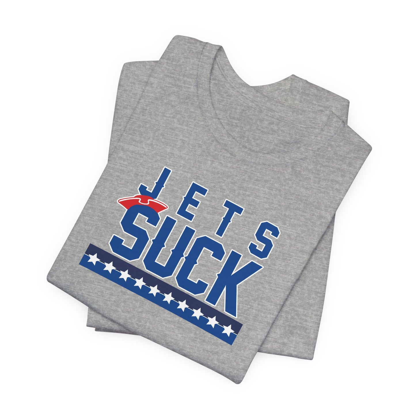 I hate jets (for New England fans) - Unisex Jersey Short Sleeve Tee
