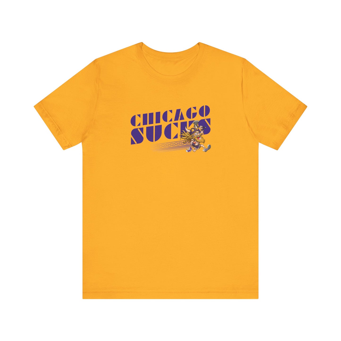 Chicago Sucks (for Minnesota Vikings fans) - Unisex Jersey Short Sleeve Tee