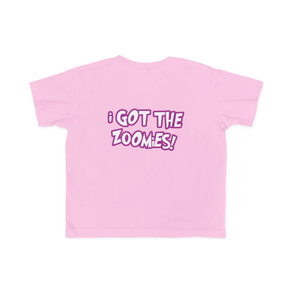 'I Got The Zoomies' Basset Hound In A Racecar - Toddler Tee