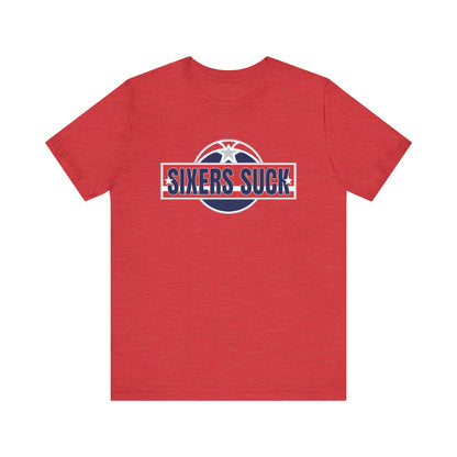 6ers Suck (for DC fans) - Unisex Jersey Short Sleeve Tee