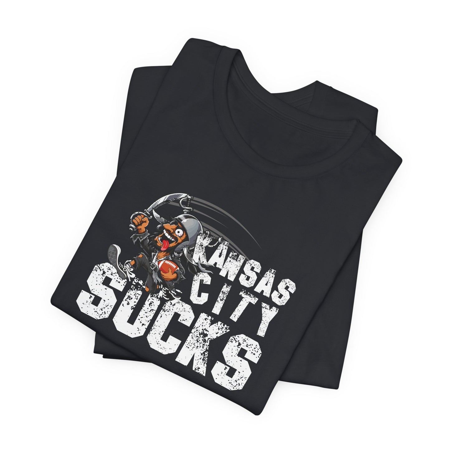 KC Sux (for Las Vegas fans) - Unisex Jersey Short Sleeve Tee