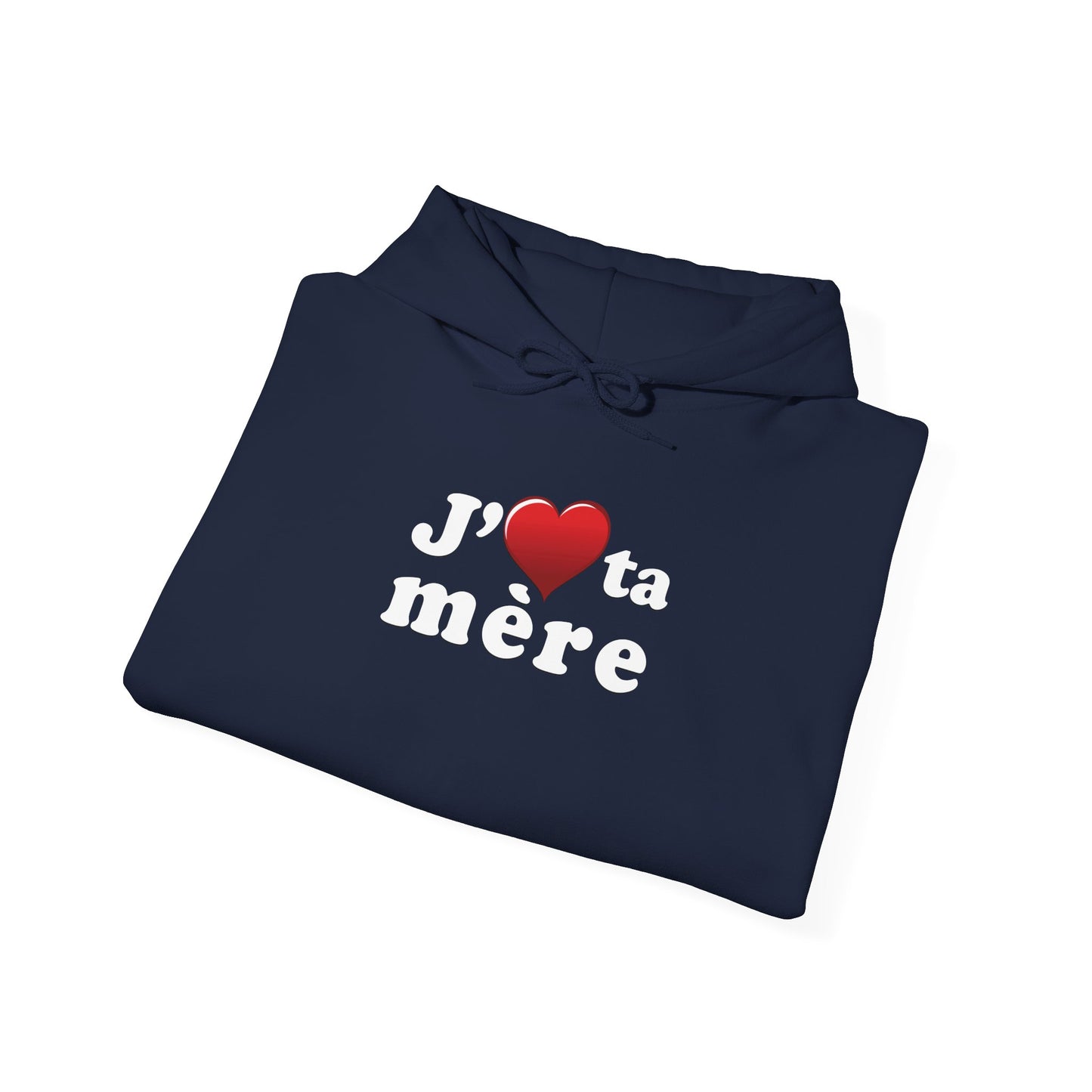 J' ♥ te mère - Unisex Heavy Blend™ Hooded Sweatshirt