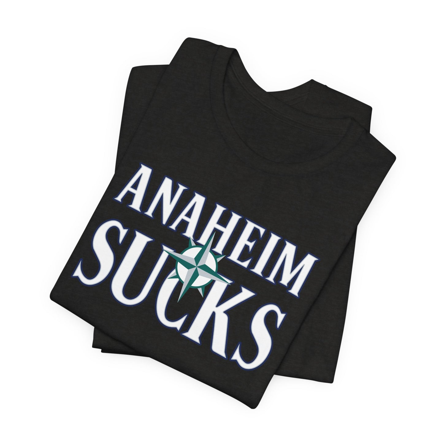 Anaheim Sucks (for Seattle fans) - Unisex Jersey Short Sleeve Tee