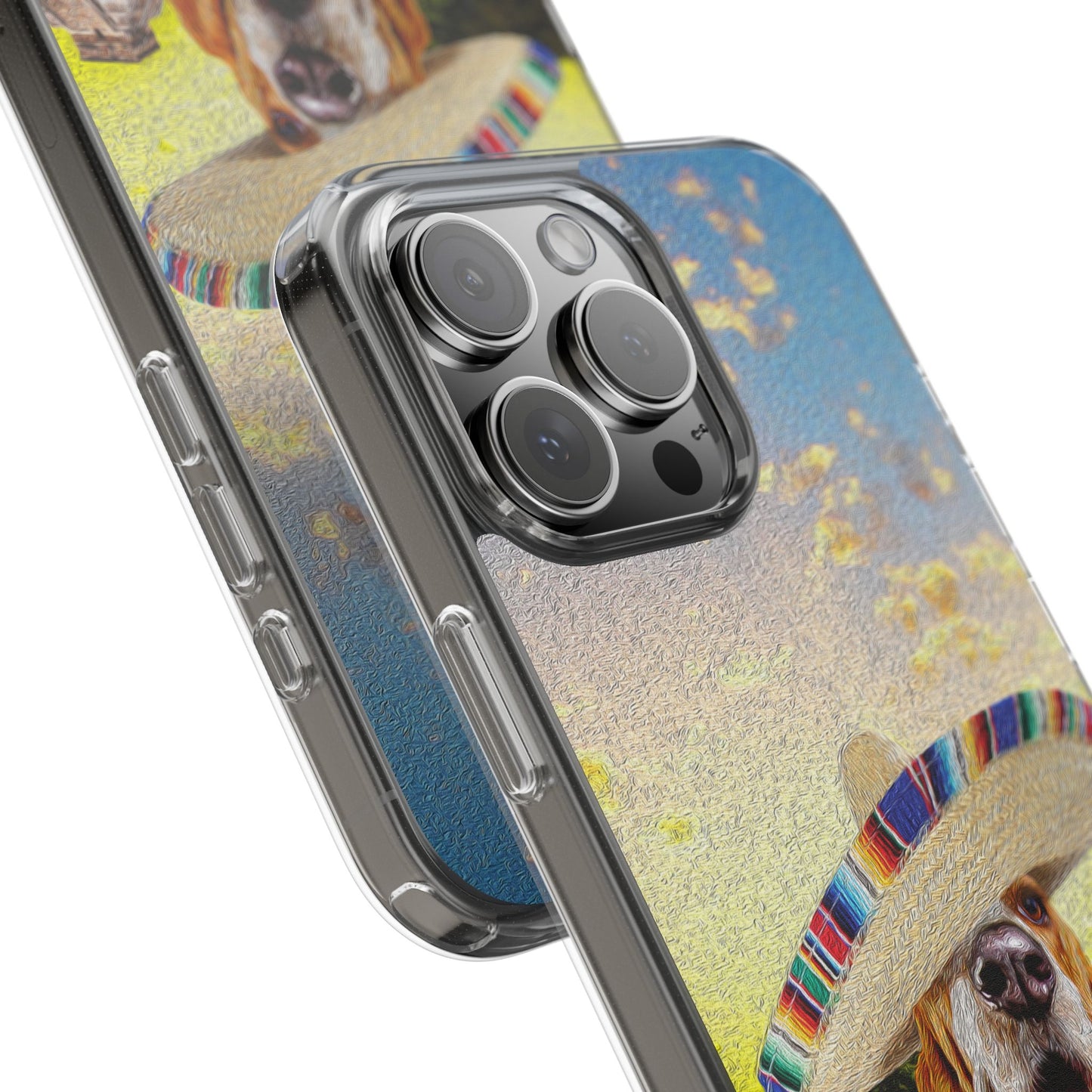 Basset Hound Eating Mexican Cuisine In Mexico - Clear Case