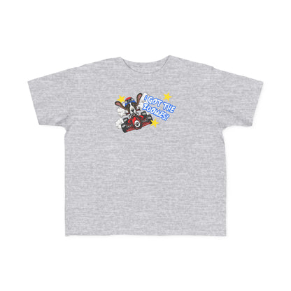 'I Got The Zoomies' Basset Hound In A Racecar - Toddler Tee