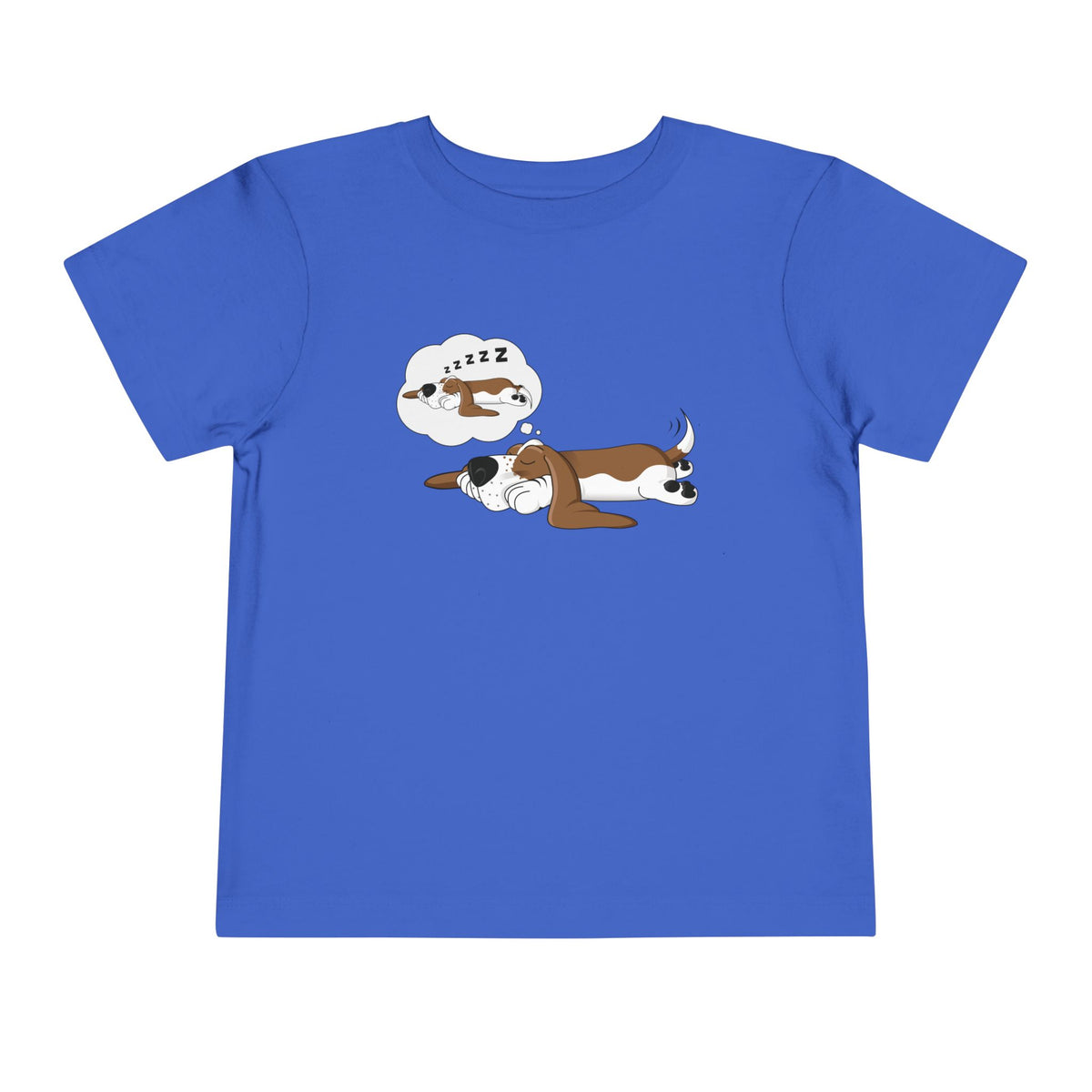 Dreaming of Sleeping Basset Hound - Toddler Tee