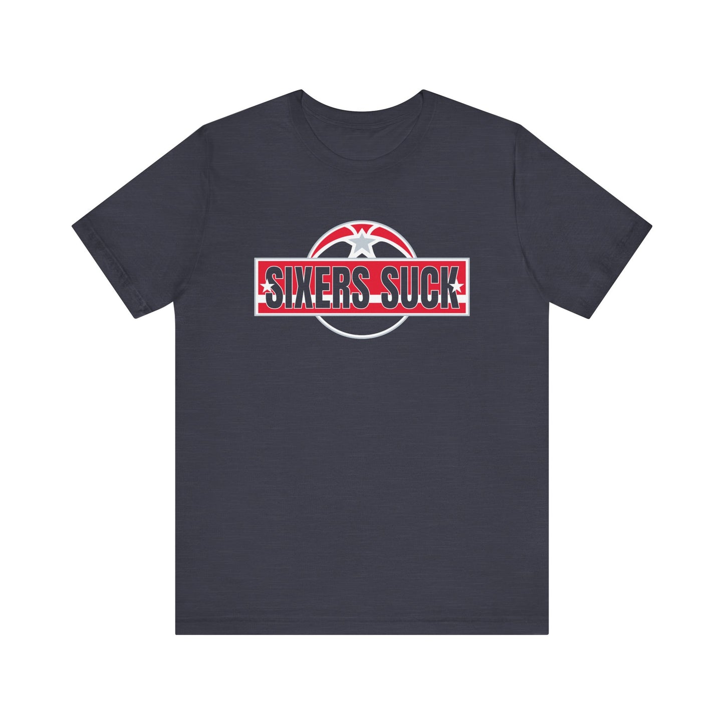 6ers Suck (for DC fans) - Unisex Jersey Short Sleeve Tee